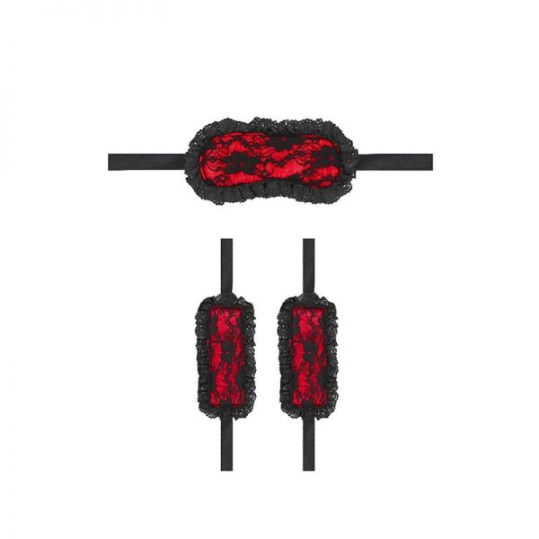 Kit de Bondage para Principiantes N7 Rojo de la marca OUCH!