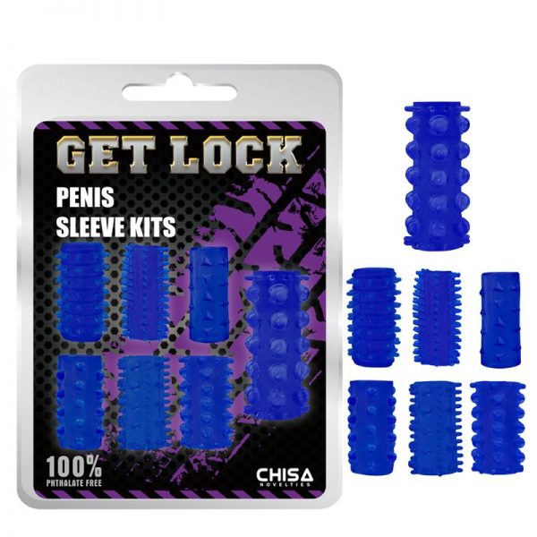 Kit de Fundas para el Pene Azul diseñado por la marca CHISA