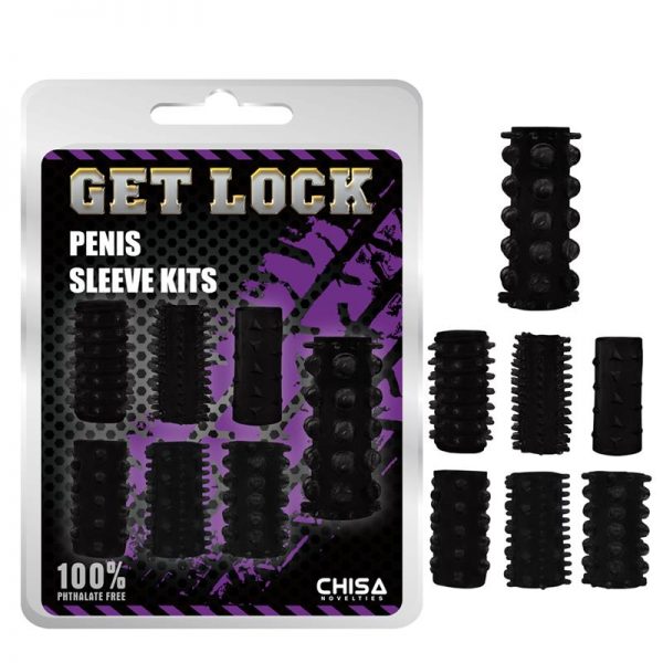 Kit de Fundas para el Pene Negro diseñado por la marca CHISA