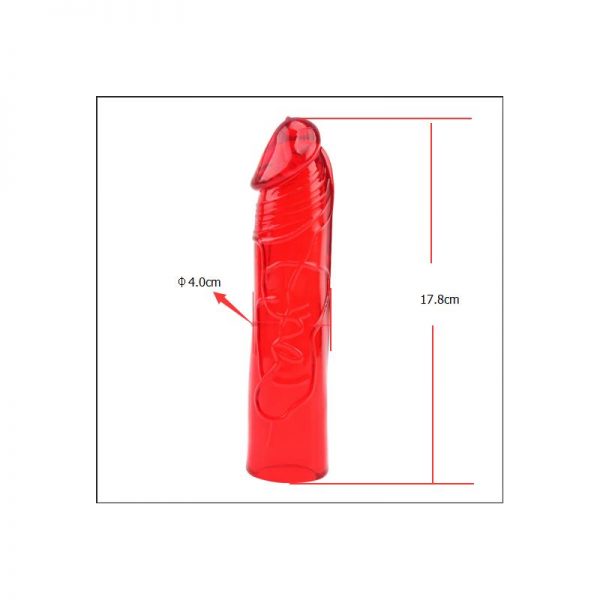 Kit Dildo y Vibrador Hers Dildo Kit Rojo de la marca CHISA