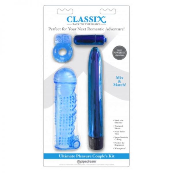 Kit para Parejas Ultimate Pleasure Azul de la marca CLASSIX