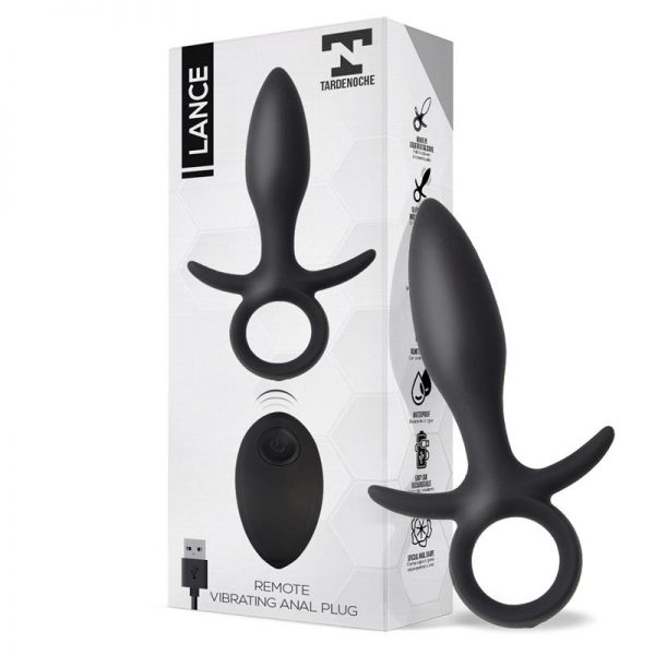 Lance Plug Anal Control Remoto Silicona Liquida USB diseñado por la marca TARDENOCHE