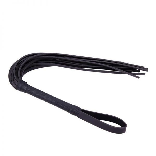 Látigo de Cuero 72 cm Negro diseñado por la marca CHISA