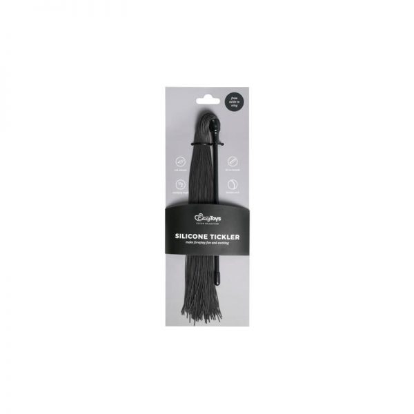 comprar Látigo de Silicona Negro en sex shop online