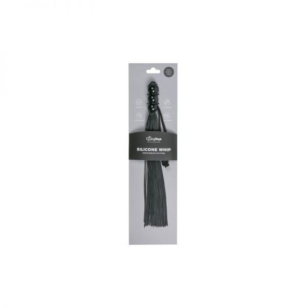 Látigo de Silicona - Negro fabricado por EASYTOYS