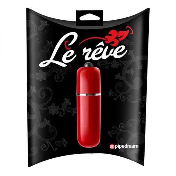 Le Reve Mini Bala Vibradora de 3 Velocidades Roja fabricante LE RÊVE