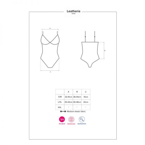 venta de Leatheria Teddy Negro en tienda erótica online