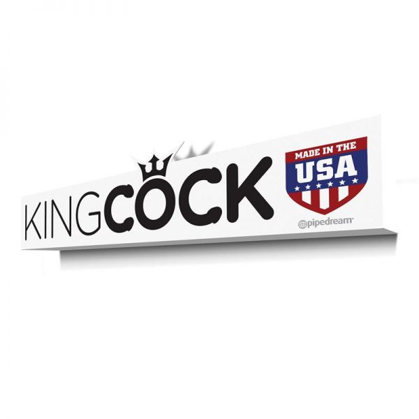 Letrero 3D King Cock diseñado por la marca KING COCK
