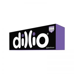 Letrero Promocional Dillio 3D Color Púrpura diseñado por la marca DILLIO