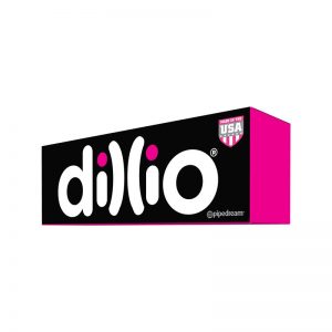 Letrero Promocional Dillio 3D Color Rosa diseñado por la marca DILLIO