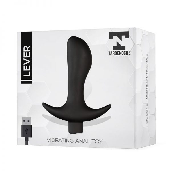 Lever Plug Anal con Vibración USB Silicona de la tienda erótica web www.tiendaeroticaweb.es
