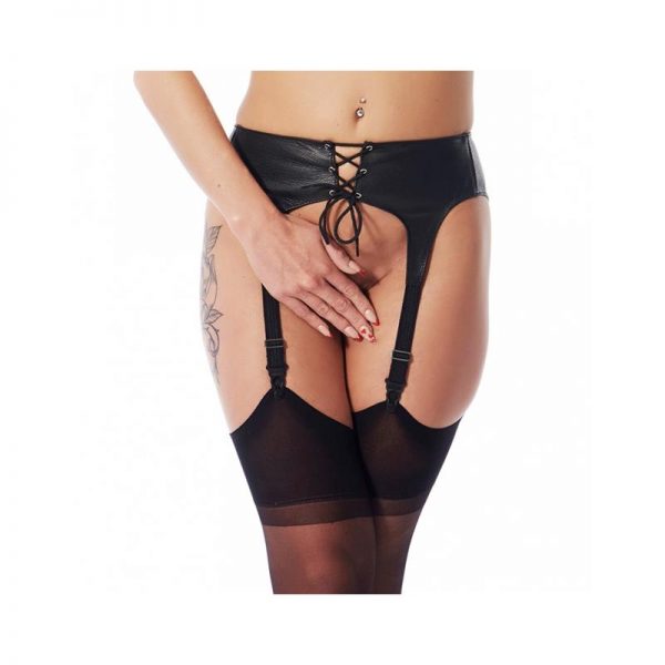 Liguero de Cuero Ajustable diseñado por la marca BONDAGE PLAY
