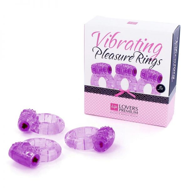 Loverspremium - Anillos Vibradores Color Púrpura (3 pcs) marca LOVERSPREMIUM