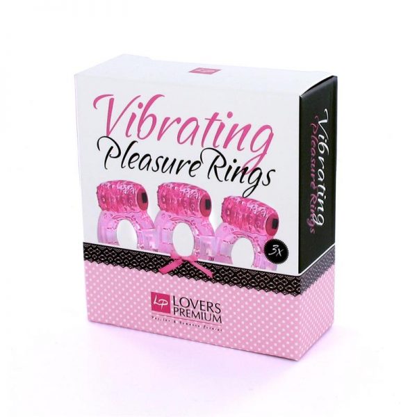 Loverspremium - Anillos Vibradores Color Rosa  (3 pcs) barato