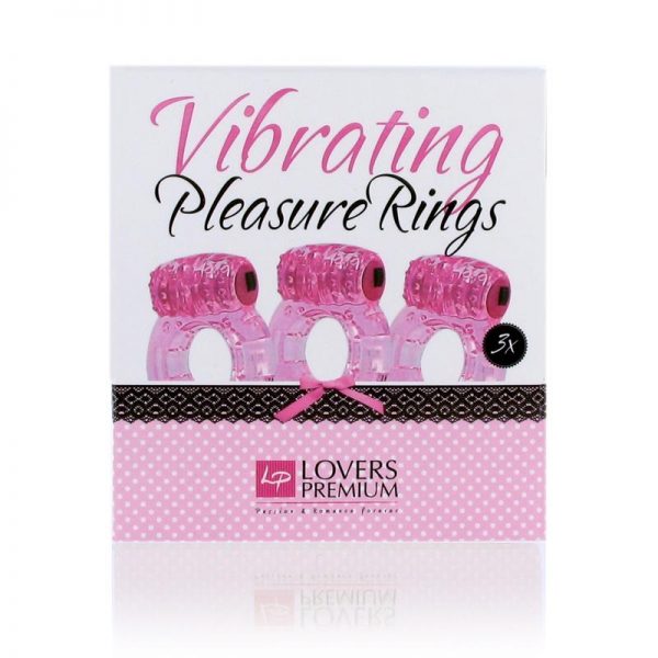 Loverspremium - Anillos Vibradores Color Rosa  (3 pcs) en www.tiendaeroticaweb.es