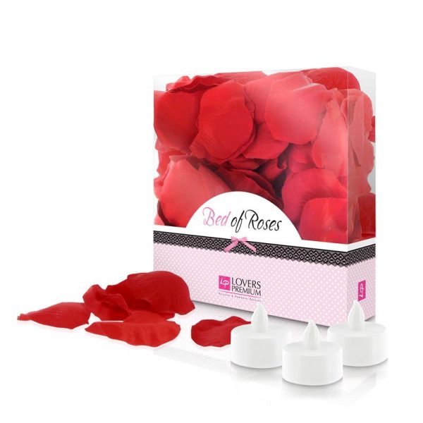 Loverspremium - Cama de Rosas Color Rojo en www.tiendaeroticaweb.es