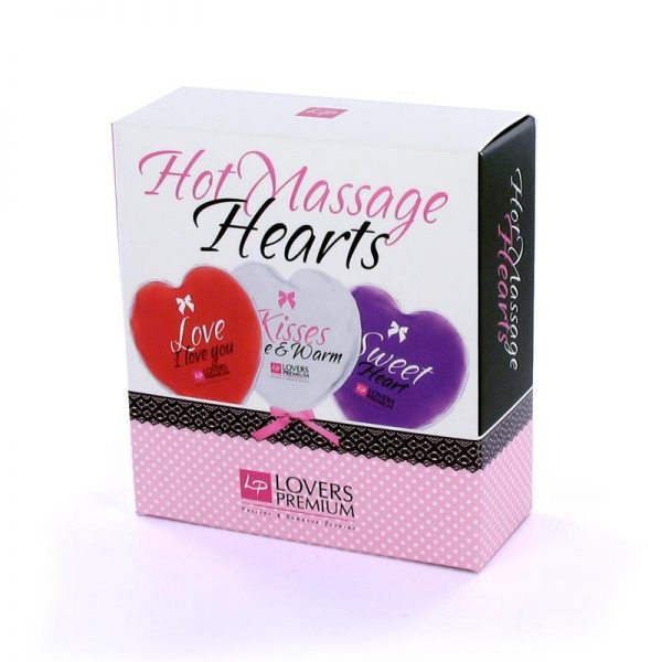 Loverspremium - Corazones de Masaje Caliente (3 pcs) fabricante LOVERSPREMIUM