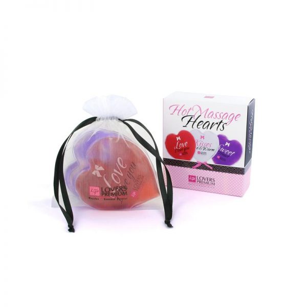 Loverspremium - Corazones de Masaje Caliente (3 pcs) de calidad