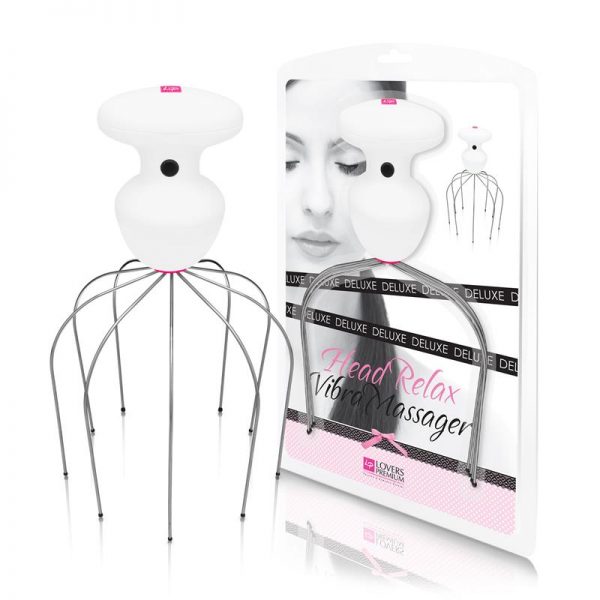 Loverspremium -Masajeador de Cabeza con Vibración Relajante Deluxe marca LOVERSPREMIUM