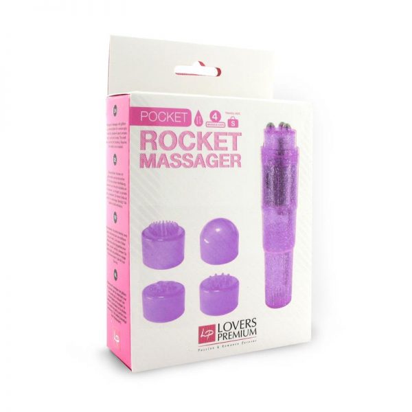 Loverspremium - Masajeador Pocket Rocket Color Púrpura fabricante LOVERSPREMIUM