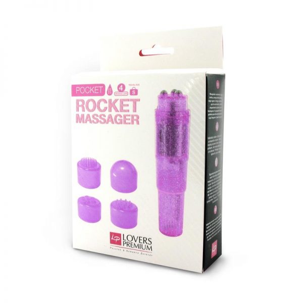 Loverspremium - Masajeador Pocket Rocket Color Púrpura de calidad