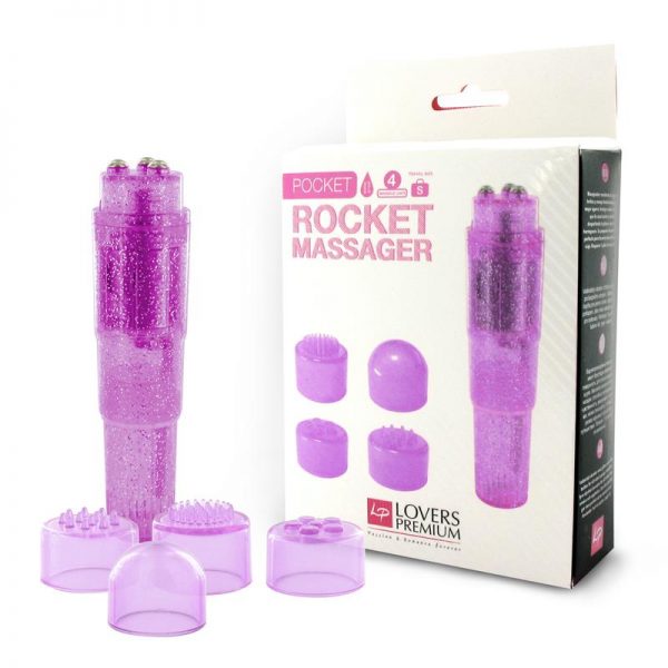 Loverspremium - Masajeador Pocket Rocket Color Púrpura marca LOVERSPREMIUM