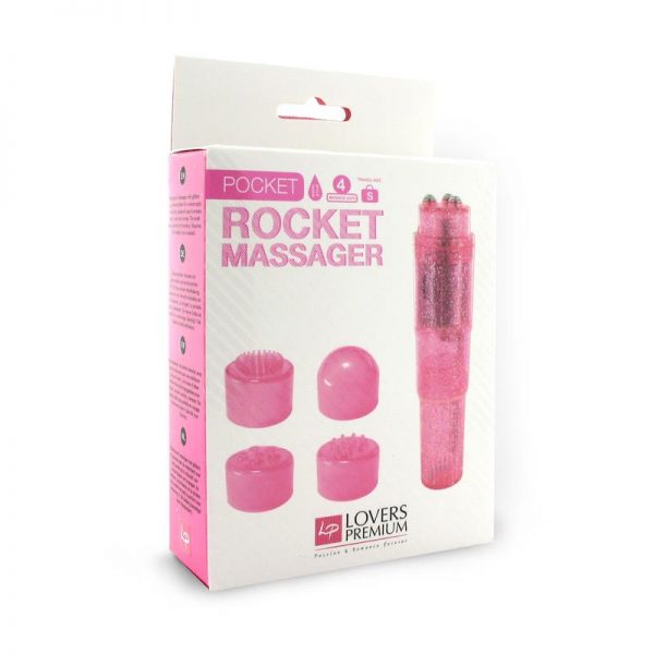 Loverspremium - Masajeador Pocket Rocket Color Rosa en www.tiendaeroticaweb.es