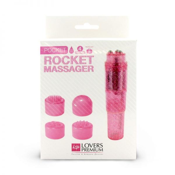 Loverspremium - Masajeador Pocket Rocket Color Rosa diseñado por LOVERSPREMIUM