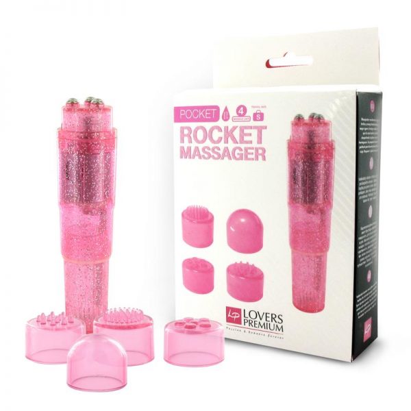 Loverspremium - Masajeador Pocket Rocket Color Rosa marca LOVERSPREMIUM