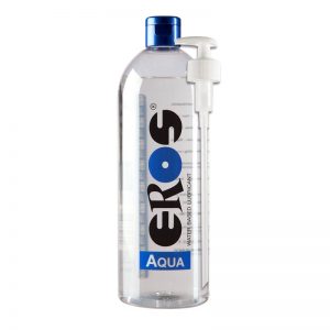 Lubricante Base Agua Aqua Botella dispensador 1000 ml de la marca EROS