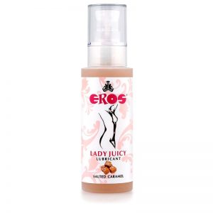Lubricante Base Agua Caramelo Salado Lady Juicy 125 ml de la marca EROS