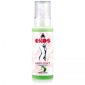 Lubricante Base Agua Manzana Verde Lady Juicy 125 ml de la marca EROS