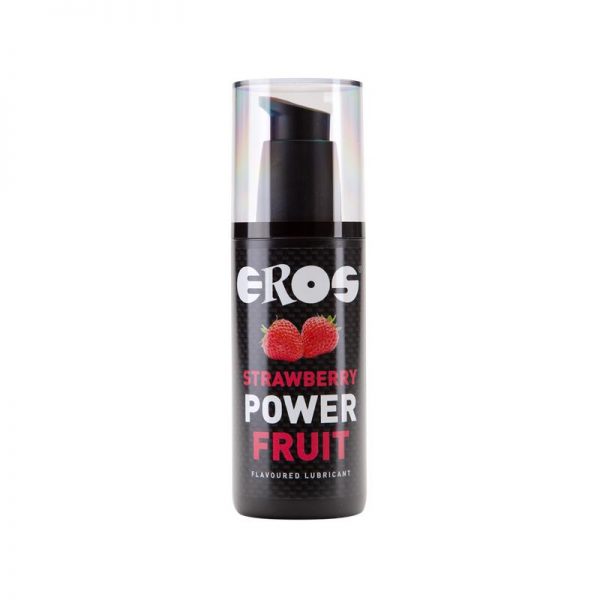 Lubricante sabor Fresa Power 125 ml de la marca EROS