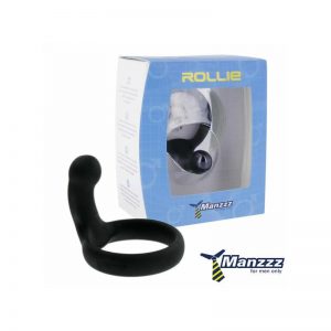 Manzzztoys Anillo para el Pene rollie Negro marca MANZZZTOYS