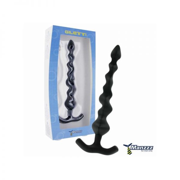 Manzzztoys Beads Anales Giletti Negro marca MANZZZTOYS