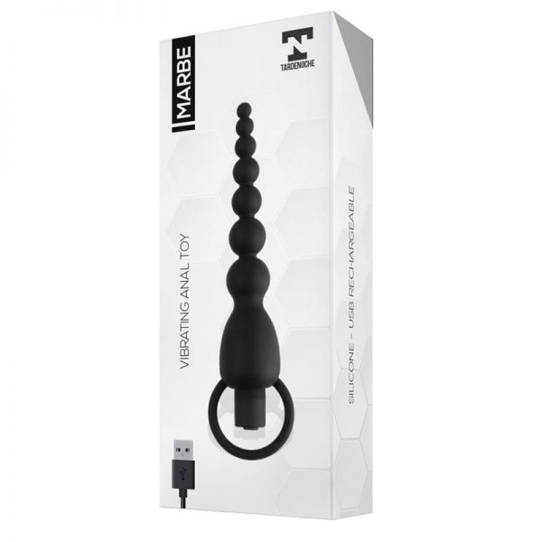 comprar Marbe Cadena Anal con Vibración USB Silicona en sex shop online