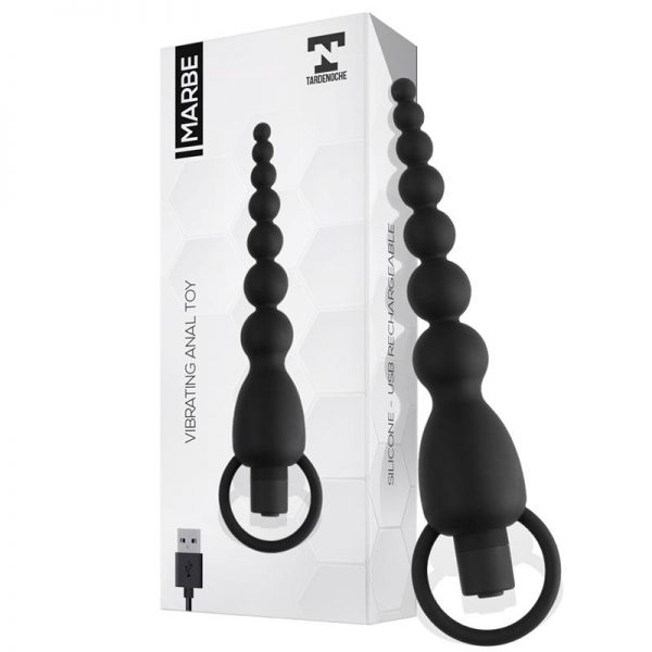 Marbe Cadena Anal con Vibración USB Silicona de la marca TARDENOCHE
