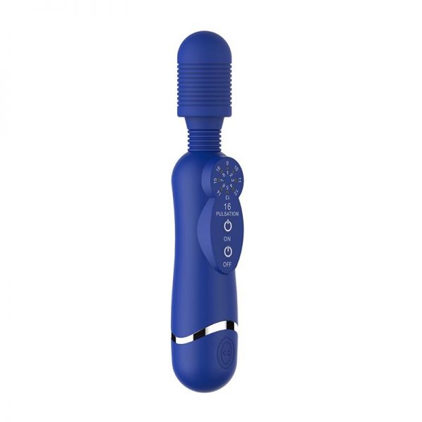 Masajeador Felxible Silicona Azul fabricado por SHOTS TOYS