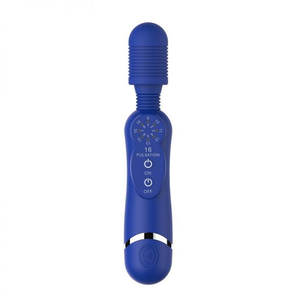Masajeador Felxible Silicona Azul de la marca SHOTS TOYS