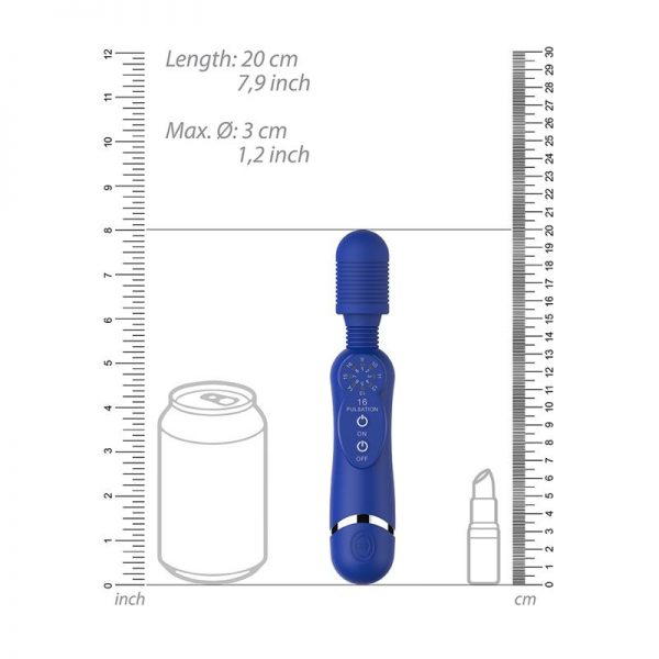 Masajeador Felxible Silicona Azul de calidad