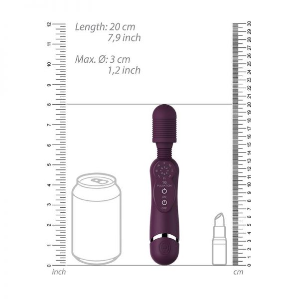 Masajeador Flexible Silicona Purpura de calidad