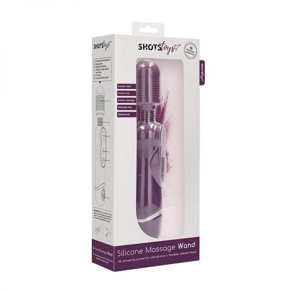Masajeador Flexible Silicona Purpura en www.tiendaeroticaweb.es