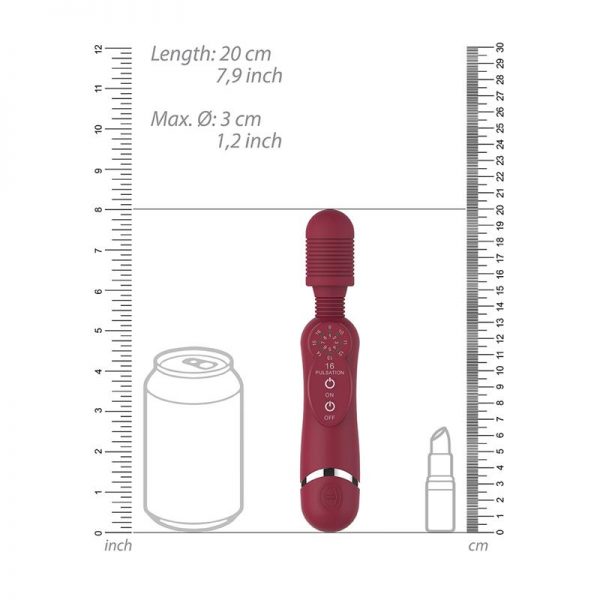 Masajeador Flexible Silicona Rojo barato