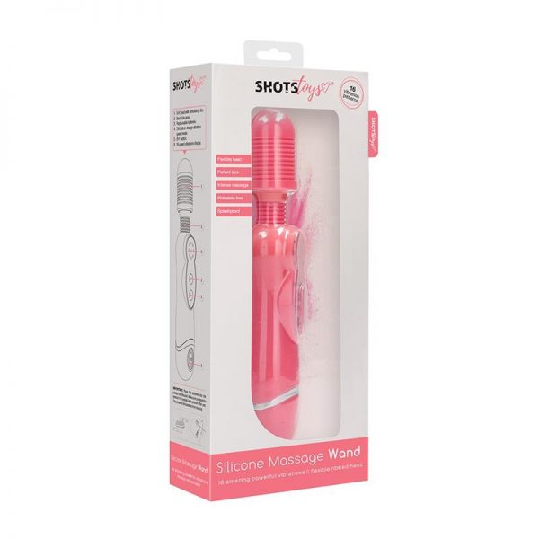 Masajeador Flexible Silicona Rosa de calidad