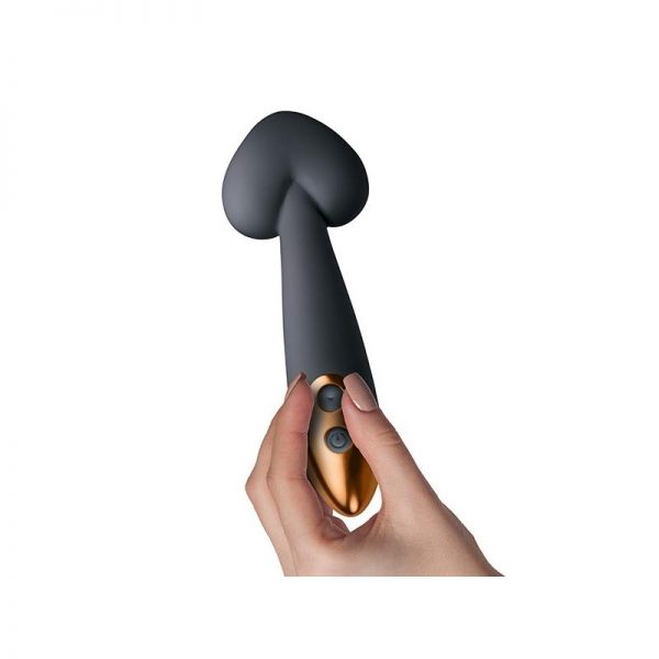 Masajeador Luv Wand Negro y Bronze fabricado por ROCKSOFF