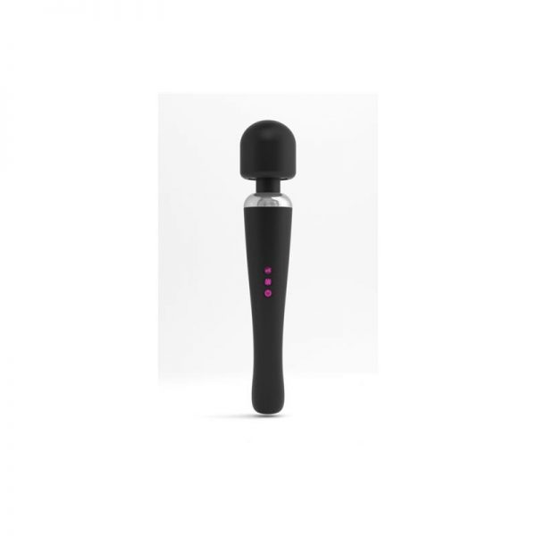Masajeador Megawand Color Negro diseñado por la marca DORCEL