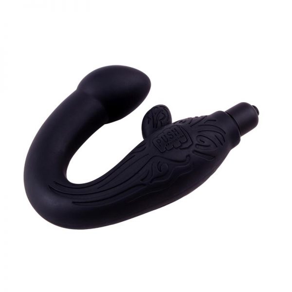 Masajeador Prostático Silicona 29 cm Negro fabricado por CHISA