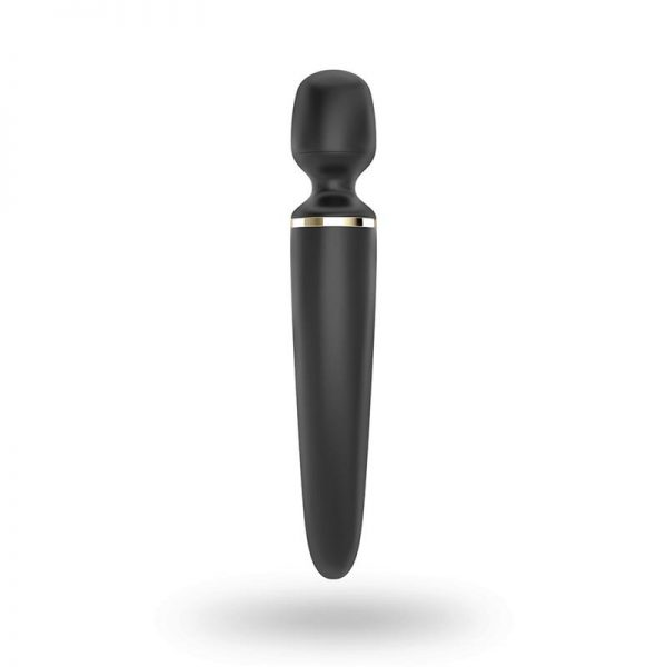 comprar Masajeador Wand-er Woman Negro y Dorado en sex shop www.tiendaeroticaweb.es