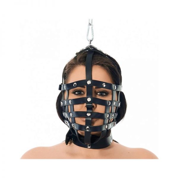 Máscara Cuero con Forma de Bozal Ajustable barato