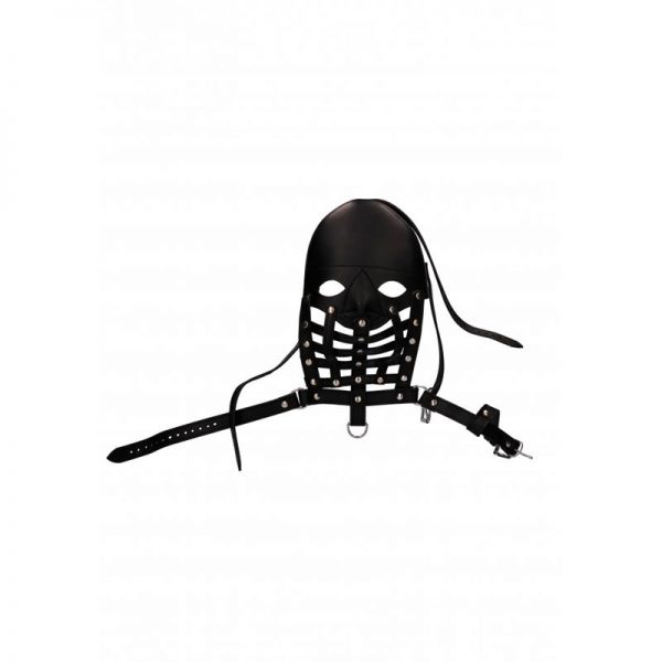 Mascara de Cuero Masculina Negro fabricado por OUCH!